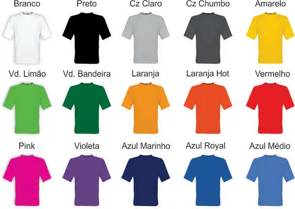 estampas de camisetas masculinas e femininas